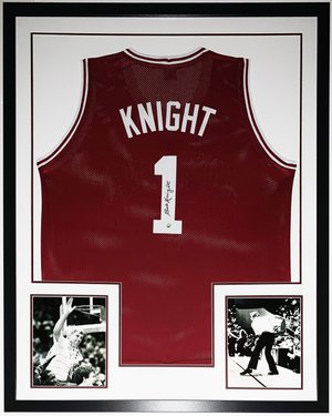 Bleachers Sports Music and Framing — Bobby Knight Autographed